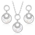 Classic Round Pendant Set – Timeless Fashion Jewellery by Peora

