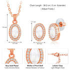 Ovals Pendant Set – Stylish Fashion Jewellery by Peora

