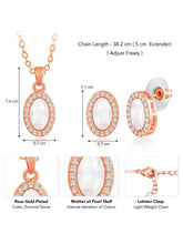 Ovals Pendant Set – Stylish Fashion Jewellery by Peora


