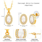 Ovals Pendant Set – Stylish Fashion Jewellery by Peora

