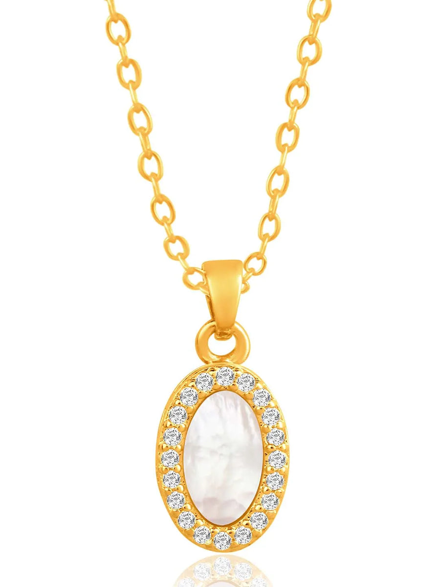 Ovals Pendant Set – Stylish Fashion Jewellery by Peora

