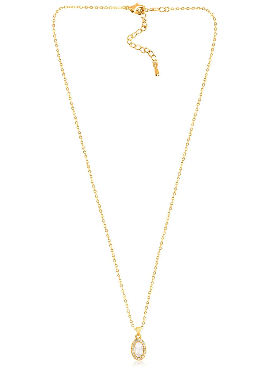 Ovals Pendant Set – Stylish Fashion Jewellery by Peora

