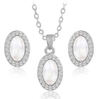 Ovals Pendant Set – Stylish Fashion Jewellery by Peora

