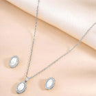 Ovals Pendant Set – Stylish Fashion Jewellery by Peora

