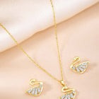 Swan Lake Pendant Set – Elegant Fashion Jewellery by Peora

