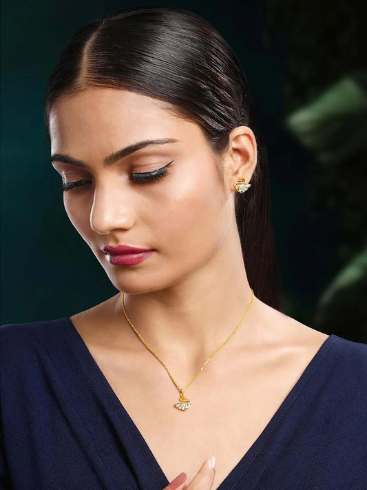 Swan Lake Pendant Set – Elegant Fashion Jewellery by Peora

