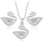 Swan Lake Pendant Set – Elegant Fashion Jewellery by Peora

