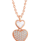 Heart Shaped CZ Pendant Set – Peora Fashion Jewellery for Every Occasion

