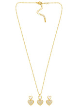 Heart Shaped CZ Pendant Set – Peora Fashion Jewellery for Every Occasion

