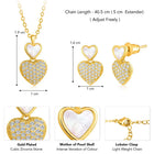 Heart Shaped CZ Pendant Set – Peora Fashion Jewellery for Every Occasion

