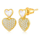 Heart Shaped CZ Pendant Set – Peora Fashion Jewellery for Every Occasion

