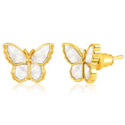  Peora CZ Butterfly Pendant Set - Delicate Sparkling Jewellery
