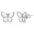  Peora CZ Butterfly Pendant Set - Delicate Sparkling Jewellery