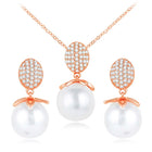 Peora Pearl & CZ Magic Pendant Set - Enchanting Jewellery