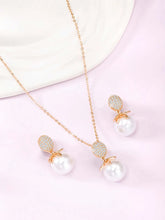 Peora Pearl & CZ Magic Pendant Set - Enchanting Jewellery