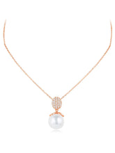 Peora Pearl & CZ Magic Pendant Set - Enchanting Jewellery