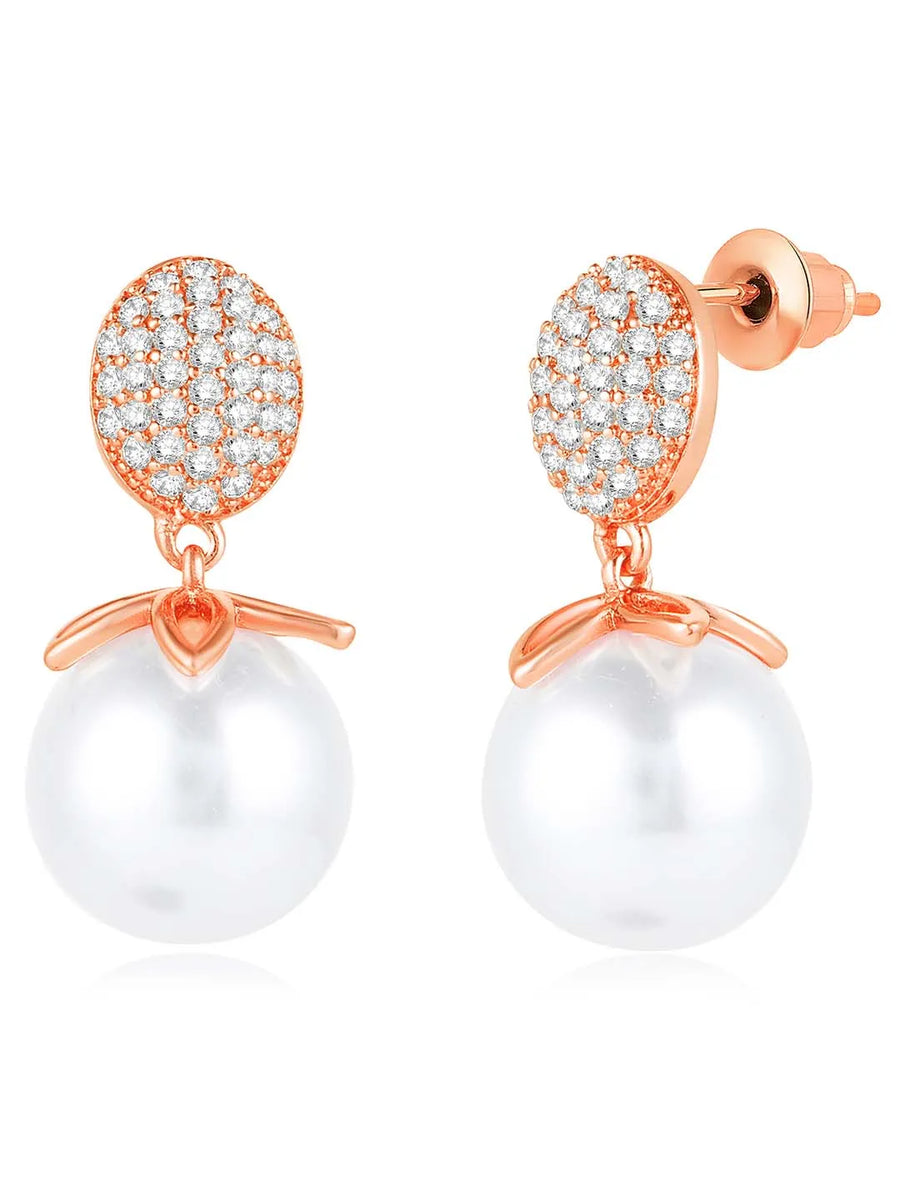 Peora Pearl & CZ Magic Pendant Set - Enchanting Jewellery