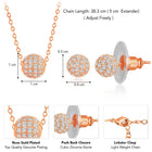  Peora Circles Pendant Set - Stylish Circular Jewellery