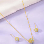  Peora Circles Pendant Set - Stylish Circular Jewellery