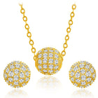  Peora Circles Pendant Set - Stylish Circular Jewellery