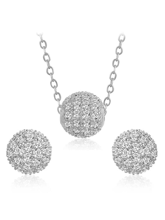  Peora Circles Pendant Set - Stylish Circular Jewellery