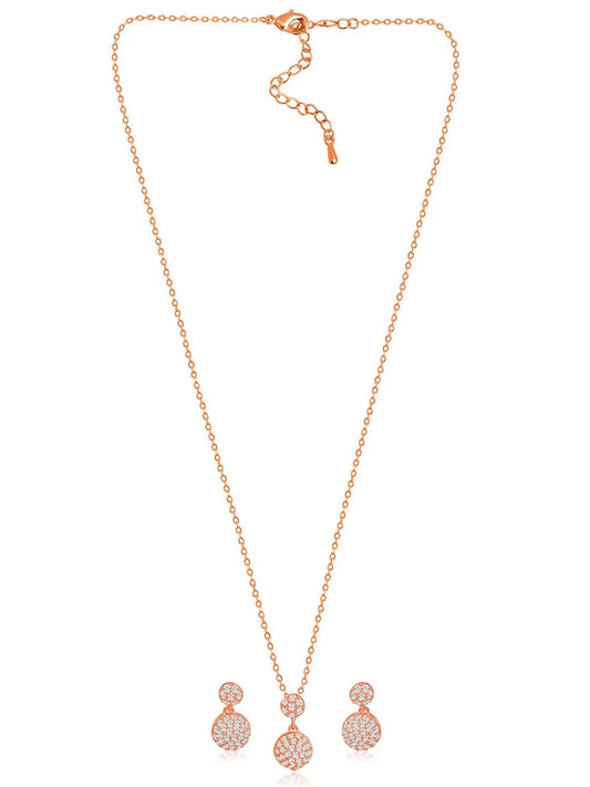 Peora Spheres Pendant Set - Elegant Sphere Jewellery