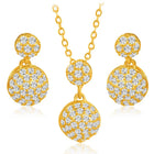 Peora Spheres Pendant Set - Elegant Sphere Jewellery