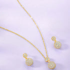 Peora Spheres Pendant Set - Elegant Sphere Jewellery