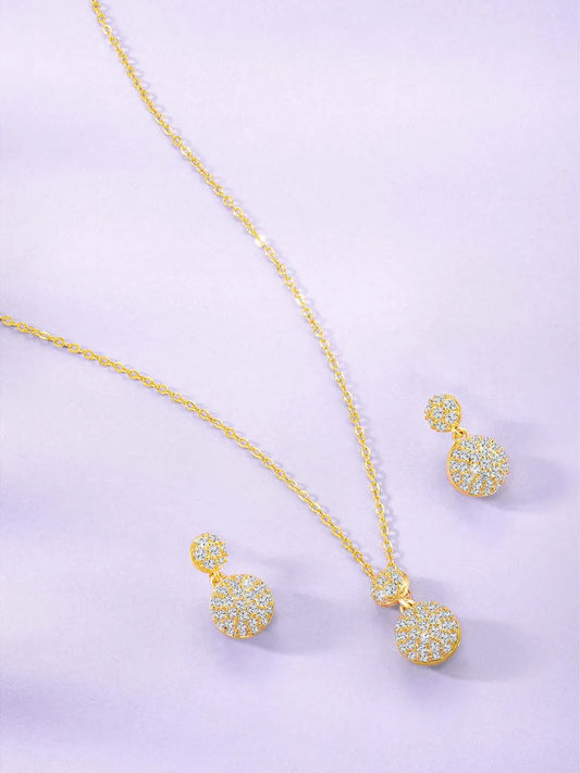 Peora Spheres Pendant Set - Elegant Sphere Jewellery