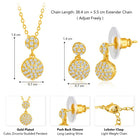 Peora Spheres Pendant Set - Elegant Sphere Jewellery