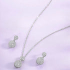 Peora Spheres Pendant Set - Elegant Sphere Jewellery