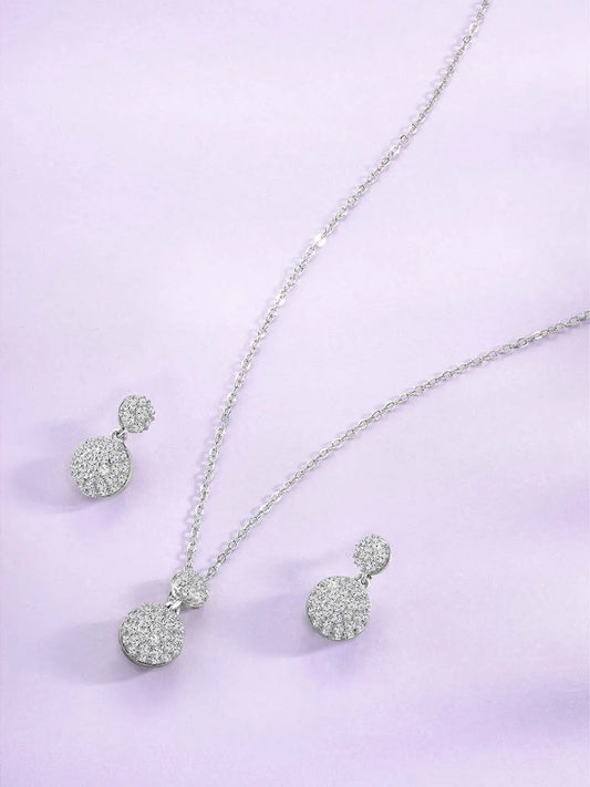 Peora Spheres Pendant Set - Elegant Sphere Jewellery
