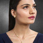 Peora Loops Pendant and Earring Set - Stylish Matching Jewellery