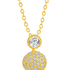 Peora Loops Pendant and Earring Set - Stylish Matching Jewellery