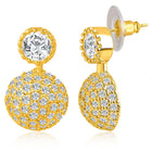 Peora Loops Pendant and Earring Set - Stylish Matching Jewellery