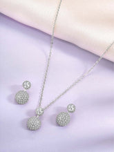 Peora Loops Pendant and Earring Set - Stylish Matching Jewellery