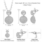 Peora Loops Pendant and Earring Set - Stylish Matching Jewellery