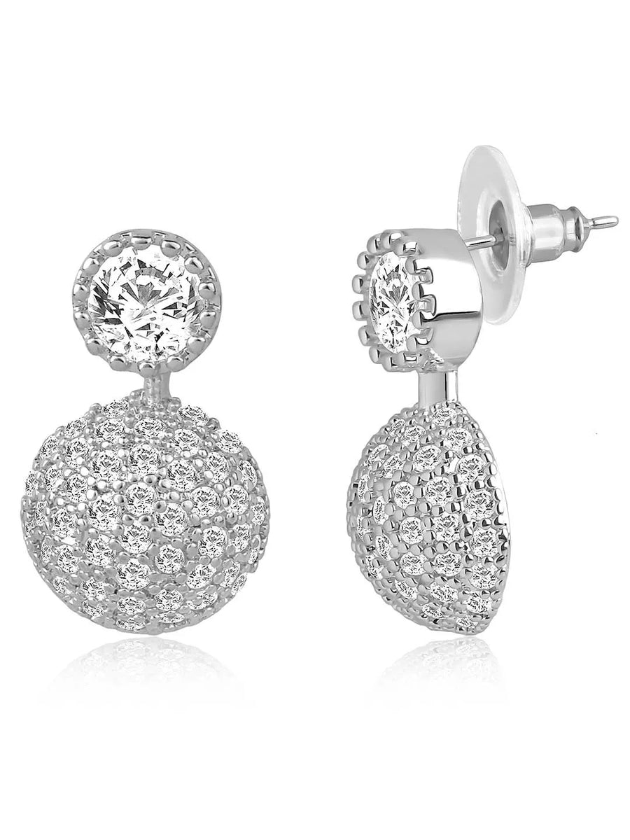 Peora Loops Pendant and Earring Set - Stylish Matching Jewellery