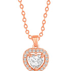  Peora's Glittering Sparkle CZ Necklace Set - Brilliant CZ Jewellery