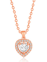  Peora's Glittering Sparkle CZ Necklace Set - Brilliant CZ Jewellery