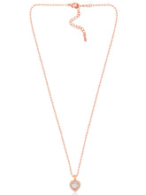  Peora's Glittering Sparkle CZ Necklace Set - Brilliant CZ Jewellery
