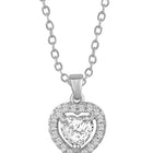  Peora's Glittering Sparkle CZ Necklace Set - Brilliant CZ Jewellery