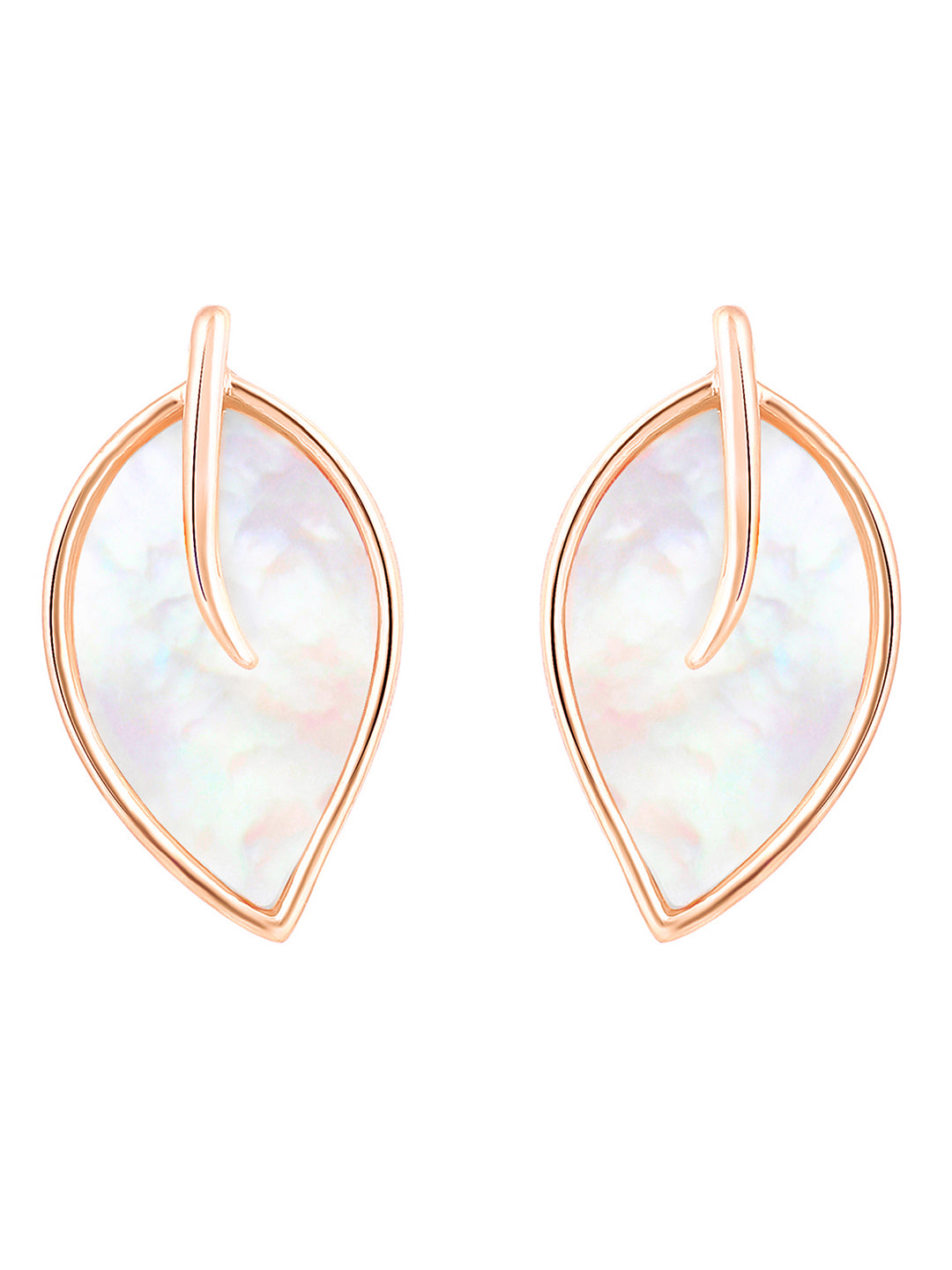 Leafy Luxe Rose Gold Mother of Pearl Set