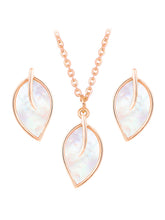 Leafy Luxe Rose Gold Mother of Pearl Set