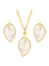 Leafy Luxe Rose Gold Mother of Pearl Set