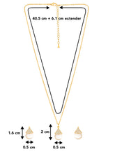 Cat Eye Style Charms Gold Plated Pendant Set