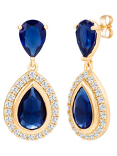 Peora Teardrop Blue Bliss Drop Earrings