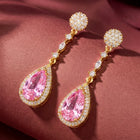 Peora Pretty in Rose Pink Drop Earring For Women