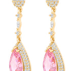 Peora Pretty in Rose Pink Drop Earring For Women