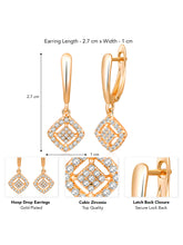 Radiant Sparkle CZ Earrings